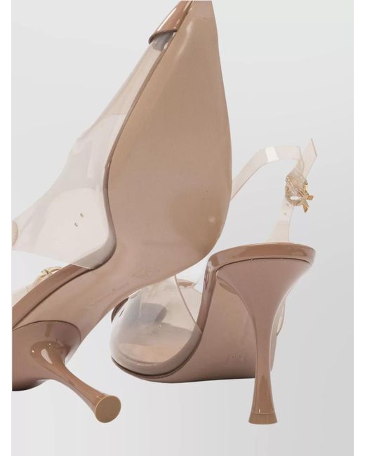 Gianvito Rossi Natural Diana 85 Slingback Pumps
