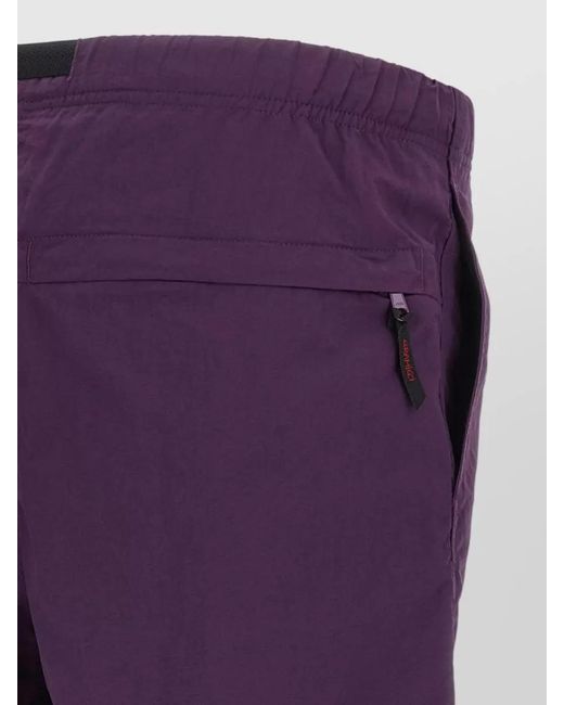 Gramicci Purple Utility Bermuda Shorts Featuring Back Side Pockets for men