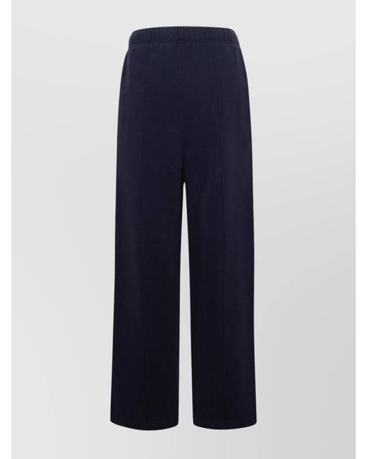 Ambush Blue Cotton Pleated Joggers