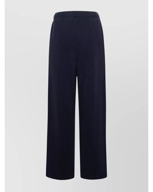 Ambush Blue Cotton Pleated Joggers