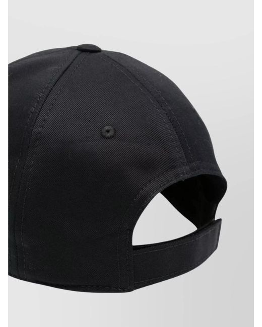 Marni Black Cotton Logo Baseball Cap for men