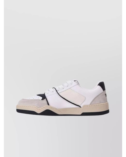 DSquared² Metallic Leather Low-Top Sneakers for men
