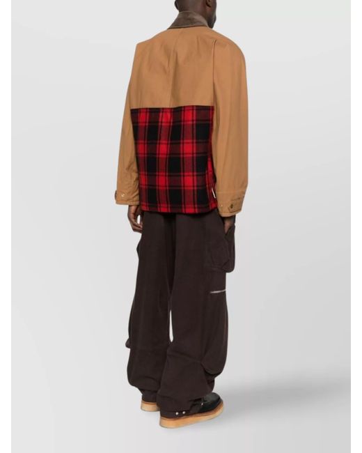 Junya Watanabe Brown Corduroy Jacket for men