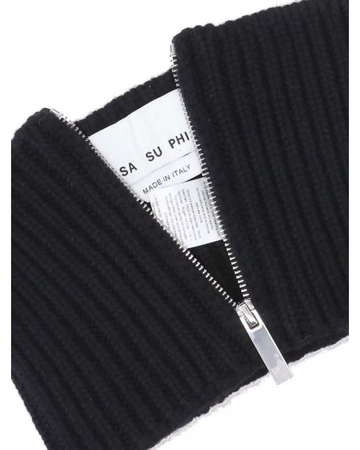 Sa Su Phi Black Cashmere Scarf