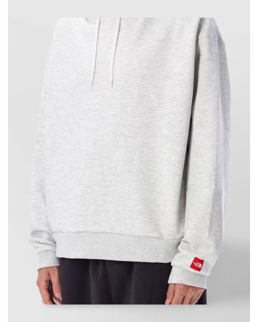 The North Face White Cotton-Blend Logo Hoodie for men