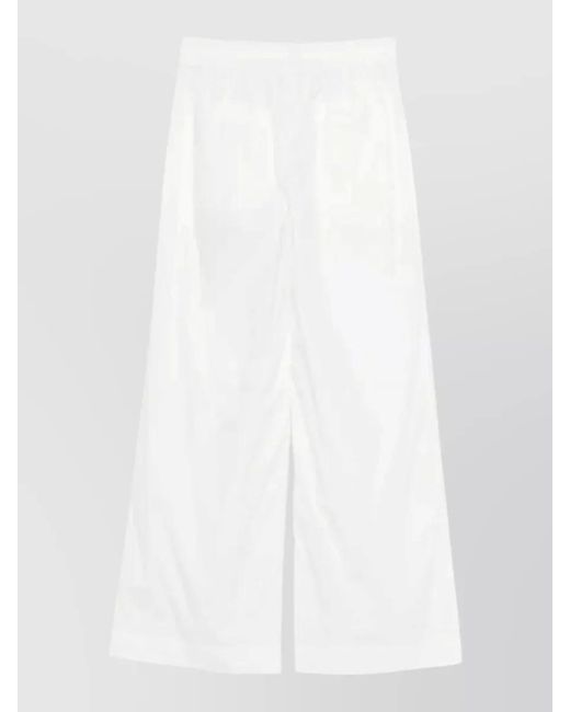 P.A.R.O.S.H. White Wide Leg Lounge Pants