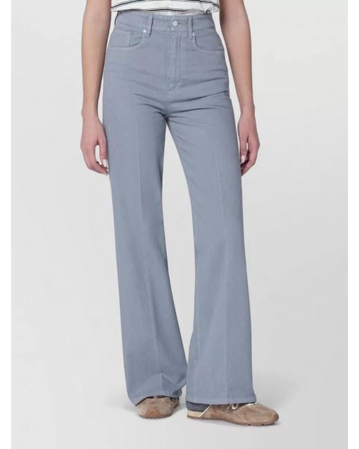 A.P.C. Blue Wide-Leg Trousers