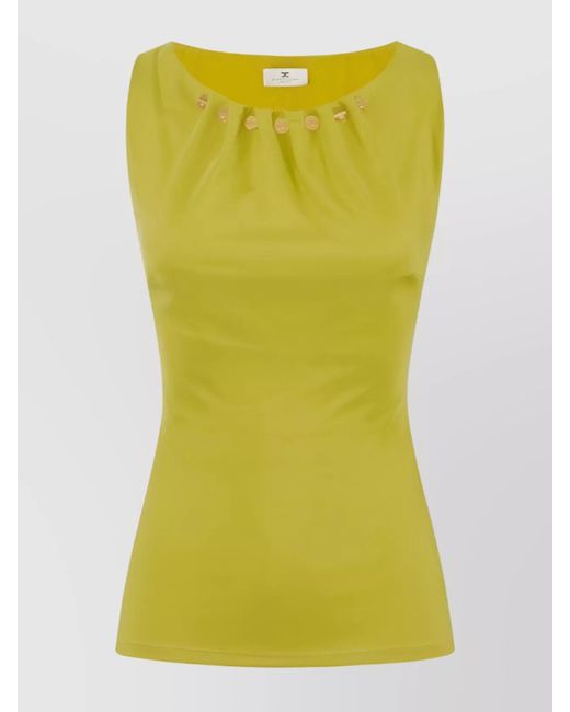 Elisabetta Franchi Green Tank Top
