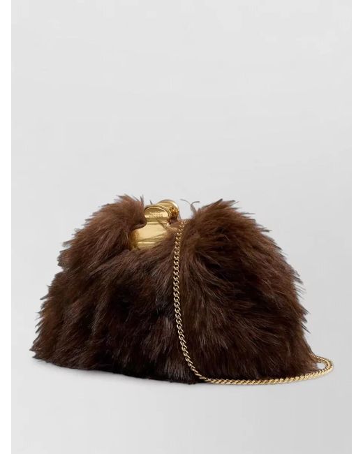 Marc Jacobs Brown Na Faux Fur Mini Bag