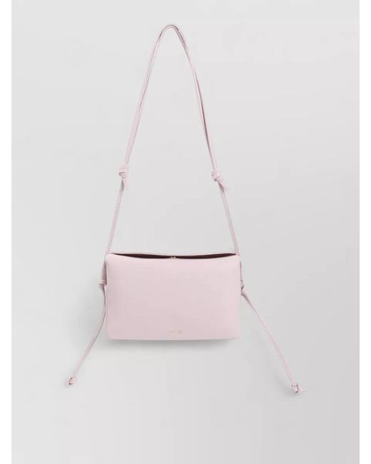 Céline Pink Trio Crossbody Bag Hardware Lambskin