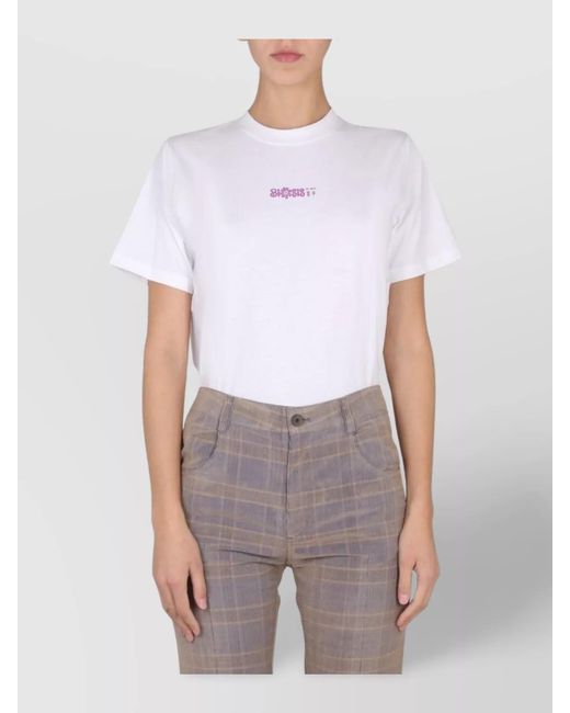 McQ Alexander McQueen White Logo Print T-Shirt