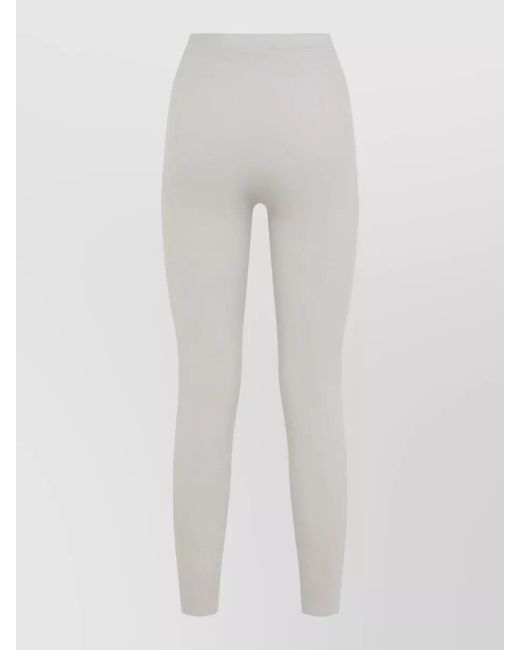 Wolford White Seamless High Waist Full Length Leggings
