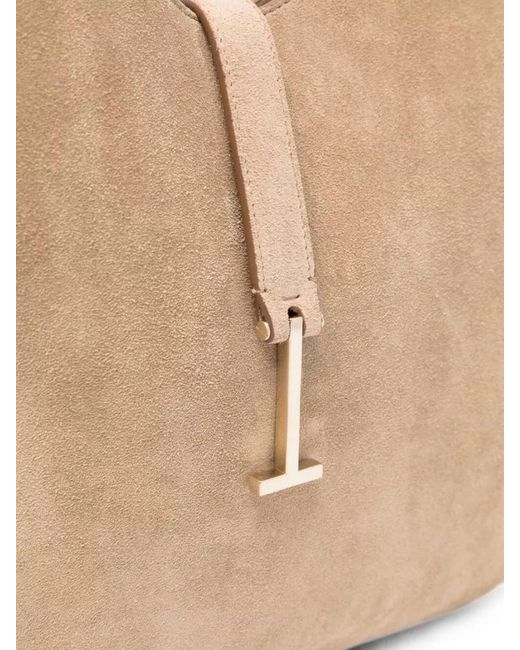 Tom Ford White Shoulder Tote Bag Adjustable Strap Carry
