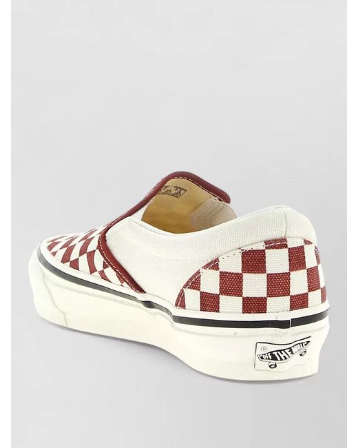 Vans Pink Slip On 98 Checkered Pattern Sneakers for men