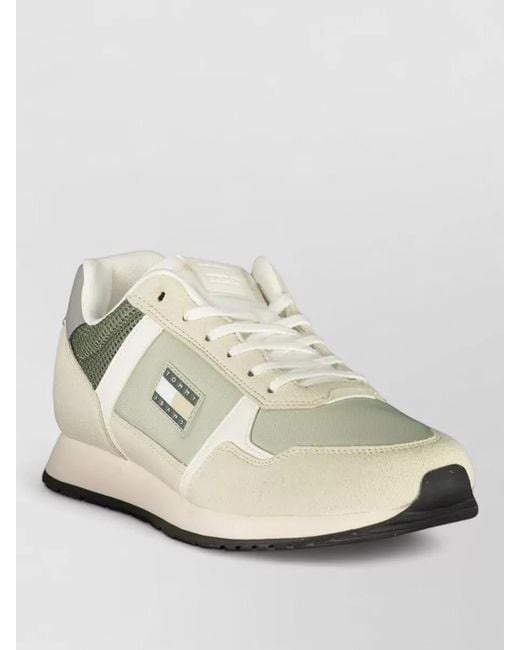 Tommy Hilfiger Natural Polyester Low-Top Sneakers for men