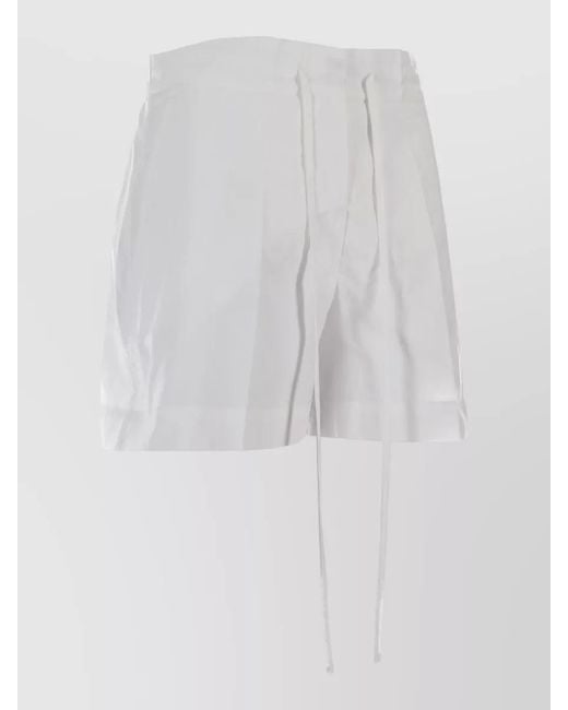 P.A.R.O.S.H. White Tailored Shorts