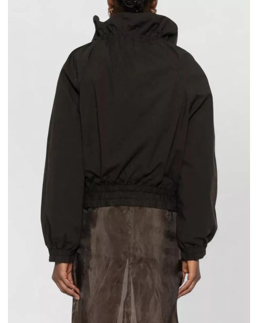 Dries Van Noten Black Bomber Jacket