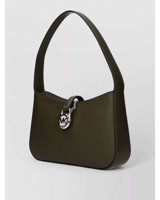 Michael Kors Black Leather Shoulder Bag