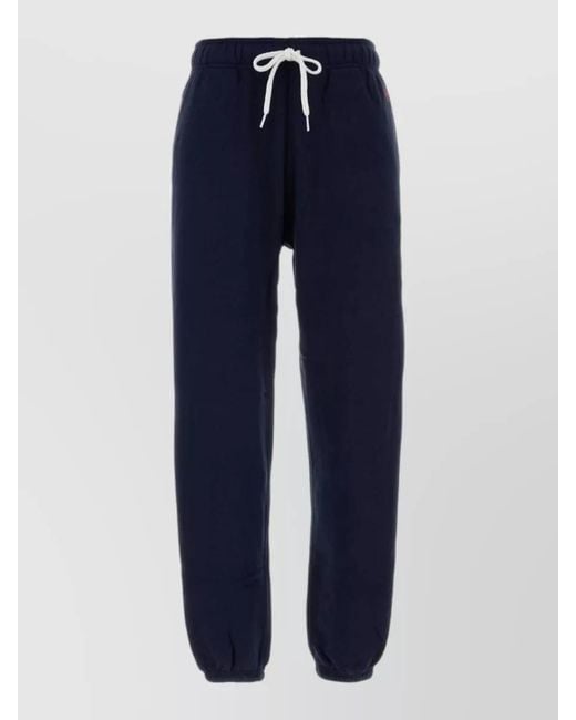 Polo Ralph Lauren Blue Cotton-Blend Track Pants