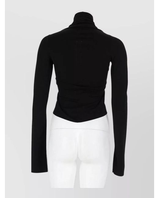 Rick Owens Black Fitted Jacket