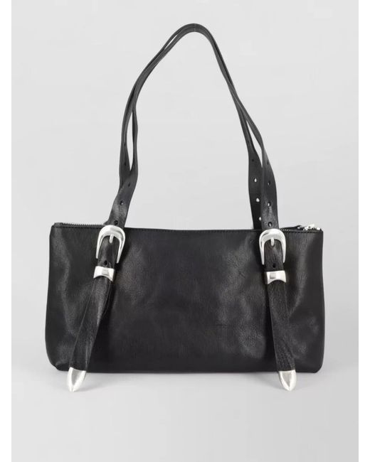Our Legacy Black Leather Clutch Bag