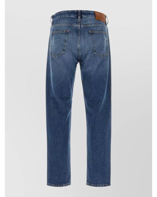 PT Torino Blue Denim Jeans Faded Effect Belt Loops for men