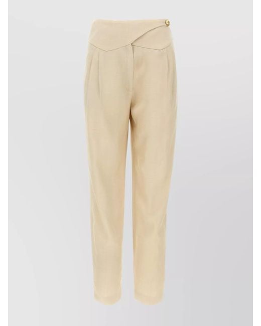 Blazé Milano Natural Sheena Basque Cropped Trousers