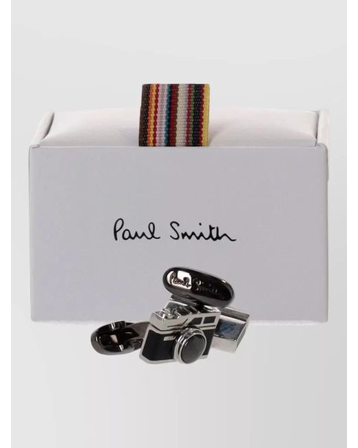 Paul Smith Black Camera Cufflinks for men