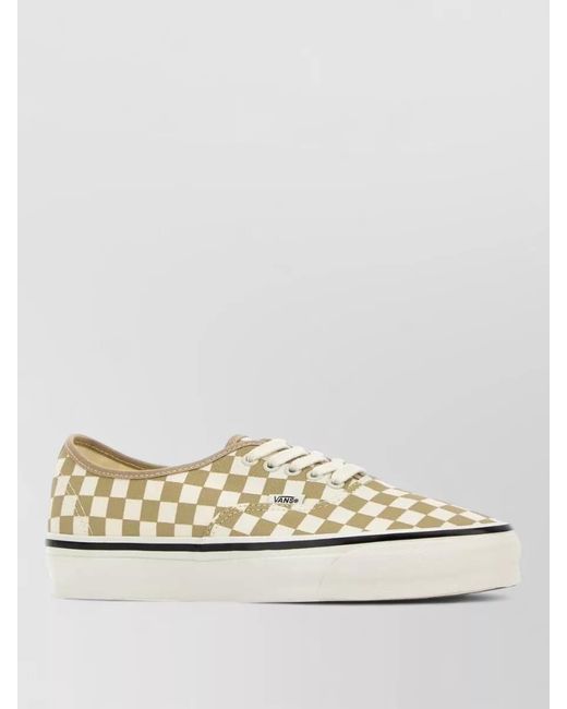 Vans Natural Printed Canvas Low-Top Sneakers for men