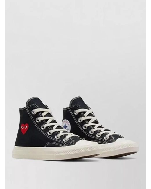 COMME DES GARÇONS PLAY Multicolor Cotton High-Top Sneakers