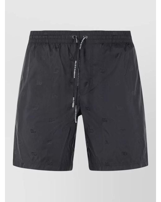 Dolce & Gabbana Gray Swim Shorts for men