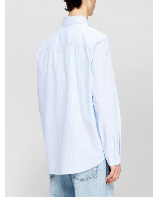 DIESEL White Striped Shirt for men