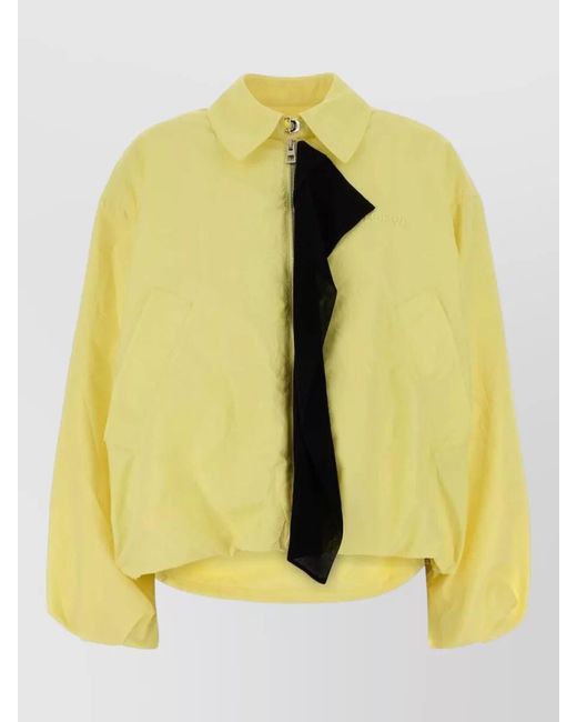 Loewe Yellow Single Breasted Coat