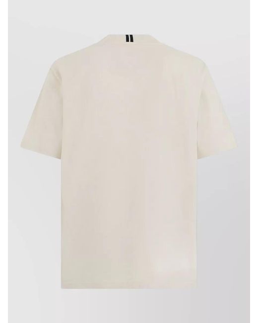 Boss White Regular Fit Cotton Short Sleeve T-Shirt for men