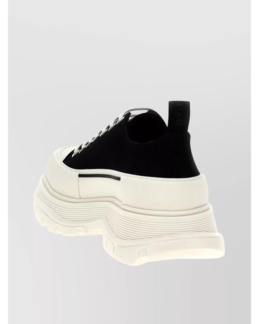 McQueen Multicolor Canvas Low-Top Sneakers for men