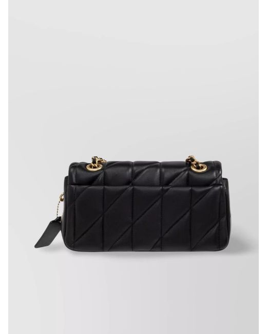 COACH Black Tabby 20 Leather Crossbody Bag