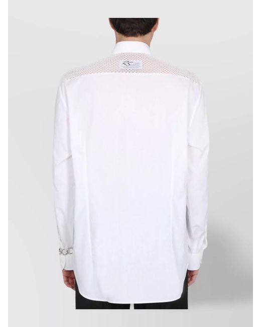 Raf Simons White Cotton Classic Shirt for men