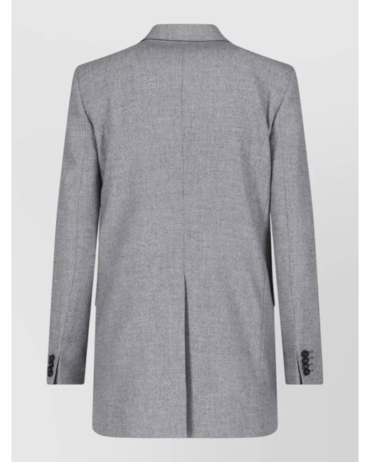 Tagliatore Gray Cashmere Blend Suit Jacket