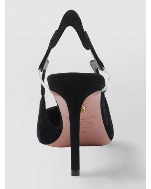 Aquazzura Multicolor Leather Cutout Slingback Mules