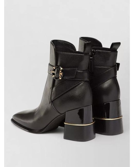 Tory Burch Black Leather Ankle Boots