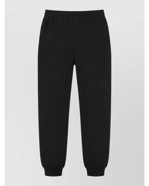 Canada Goose Black Cotton Logo Patch Track Pants for men