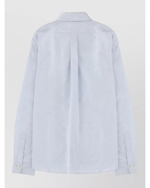 KENZO Blue Cotton Casual Shirt for men