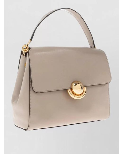 Furla Natural Domus Small Shoulder Bag Adjustable Strap