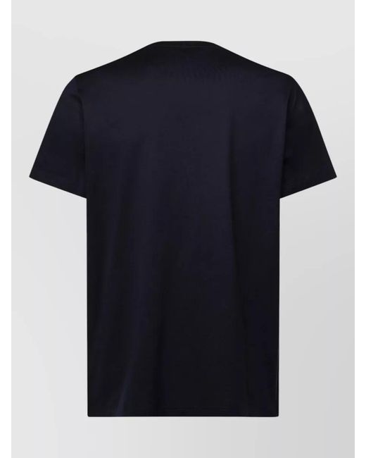 Dondup Black Cotton T Shirt Crew Neck Short Sleeves for men