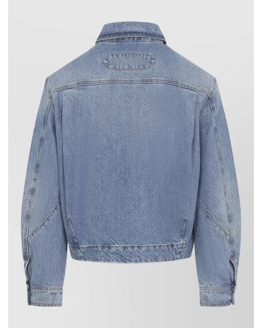 Jacquemus Blue Denim Boxy Jacket for men