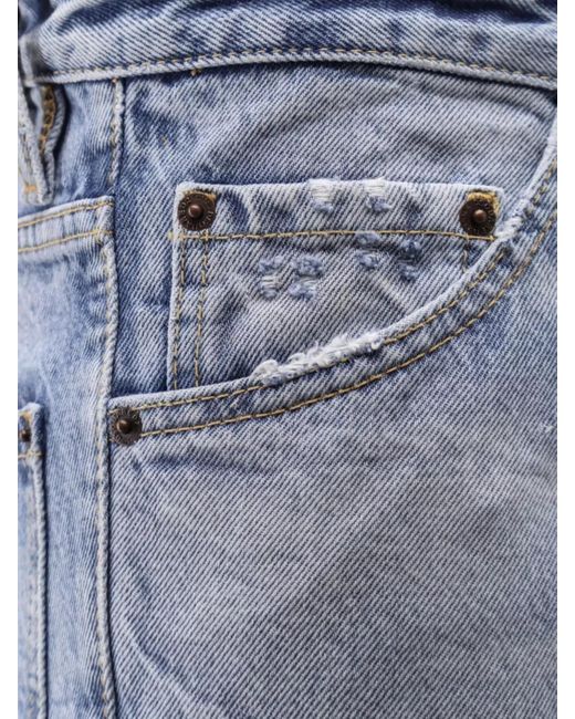 DSquared² Blue Denim Slim-Fit Straight-Leg Jeans for men