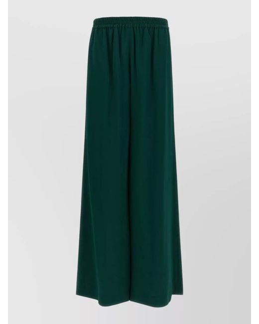 Gianluca Capannolo Green Claudia Lounge Pants Wide Leg Fit