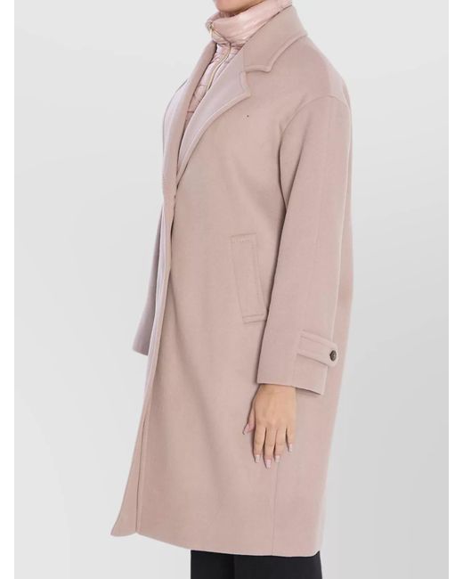 Herno Natural Wool Single-Breasted Coat