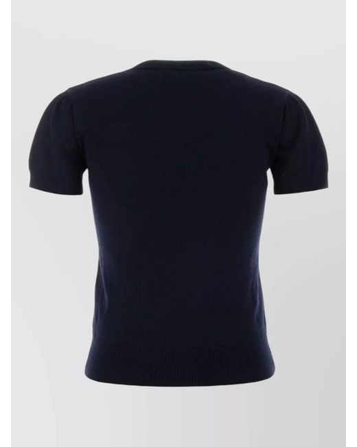 A.P.C. Blue Fine-Knit Wool-Blend Sweater