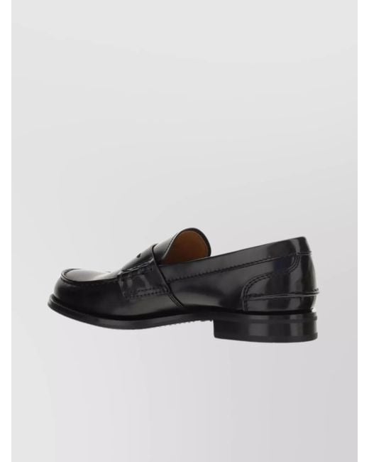 Church's Black Leather Loafers